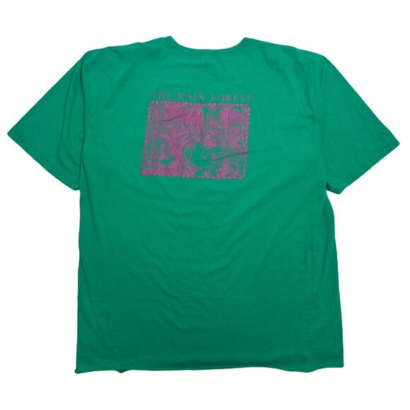 Vintage Nautica Wildlife Discovery Rainforest Tee Cropped XL - Picture 2 of 7